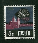 Stamps : Europe : Malta :  Fuegos artificiales