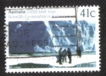 Sellos de Oceania - Australia -  Cooperación científica Australia-URSS en la Antártida