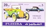 Stamps United Arab Emirates -  COCHES DE EPOCA- Chevrolet