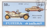 Stamps United Arab Emirates -  COCHES DE EPOCA- Rolls Royce