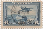 Stamps : America : Canada :  Aereo Y & T Nº 6