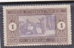 Sellos de Africa - Senegal -  INDIGENAS