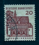 Stamps Germany -  castillo de Lorsch