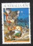 Stamps Australia -  Navidad del 90