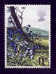 Stamps United Kingdom -  Paisage floral