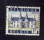 Stamps Belgium -  Castillo de Spontin