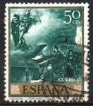 Stamps Spain -  FANTASIA  (PIANISTA)  PINTURA  DE  FORTUNY