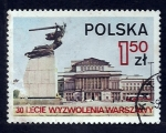 Sellos de Europa - Polonia -  Escultura