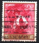 Stamps Spain -  HOMBRE  CALABRÉS,  PINTURA  DE  FORTUNY.
