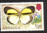 Stamps Antigua and Barbuda -  Mariposas