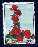 Stamps United Arab Emirates -  floresw