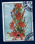 Stamps United Arab Emirates -  floresw