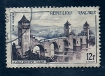 Stamps France -  Puente de Valentre