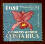 Sellos de America - Costa Rica -  Orquidea