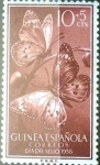 Stamps Equatorial Guinea -  guinea española - 388 - Mariposa danaus chrysippus