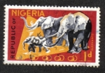 Stamps : Africa : Nigeria :  Fauna