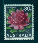 Stamps Australia -  Flor