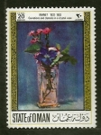 Stamps United Arab Emirates -  Florero