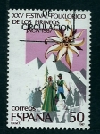 Stamps Spain -  XXV Festival Folclorico Pireneos
