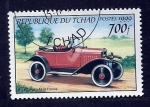 Stamps Chad -  Coche Hepoca