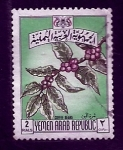 Stamps Yemen -  Planta de Cafe