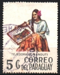 Stamps : America : Paraguay :  TEJEDORA  DE  NANDUTI