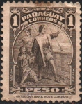 Stamps : America : Paraguay :  450th  ANIVERSARIO  DEL  DESCUBRIMIENTO  DE  AMERICA,  CRISTOBAL  COLON.