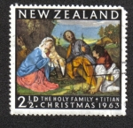 Stamps New Zealand -  Navidad 63
