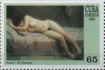 Stamps Cuba -  ARTE  MODERNO  CHINO.  SUEÑO  PINTURA  DE  JIN  SHANGYI.  