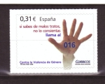 Stamps Spain -  CONTRA LA VIOLENCIA DE GENERO