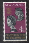 Stamps : Oceania : New_Zealand :  100 años de ahorros en la oficina de correos de Nueva Zelanda