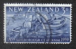 Stamps New Zealand -  Centenario de Marlborough