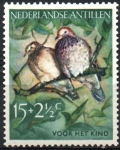 Stamps Netherlands Antilles -  AVES,  PALOMAS  COMUNES.