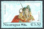 Stamps Nicaragua -  GUERRERO  KABUKI
