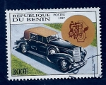 Stamps : Africa : Benin :  Coche Hepoca