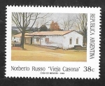 Stamps : America : Argentina :  1821 - Cuadro del artista Norberto Russo
