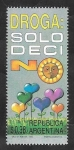 Stamps Argentina -  1791 - Campaña contra la droga
