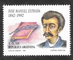 Stamps Argentina -  1790 - José Manuel Estrada