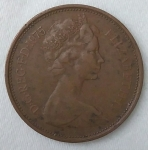 monedas de Europa - Reino Unido -  1975 two pence