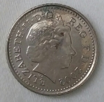monedas de Europa - Reino Unido -  2002 five pence