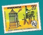 Stamps : Africa : Rwanda :  Día Mundial de las Telecomunicaciones - U.I.T.