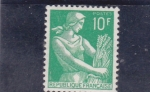 Stamps : Europe : France :  campesina