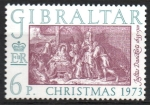 Stamps Gibraltar -  NAVIDAD  DE  JUSTUS  DANCKERTS