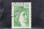 Stamps France -  Sabine de Gandon