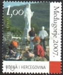 Stamps Croatia -  26th  ANIVERSARIO  DE  APARICIÓN  DE  LA  VIRGEN  MARÍA  EN  MEDUGORJE