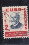 Stamps Cuba -  Mayor general Francisco Carrillo