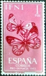 Stamps : Africa : Morocco :  ifni - 197 - Lysandra phoebus