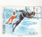 Stamps United Arab Emirates -  JUEGOS OLÍMPICOS SAPPORO,72