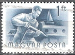 Stamps Hungary -  Trabajadores húngaros.Constructor de buques.  