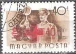 Stamps Hungary -  Trabajadores húngaros.Ferroviario.Sobreimpresión de la Cruz Roja. 